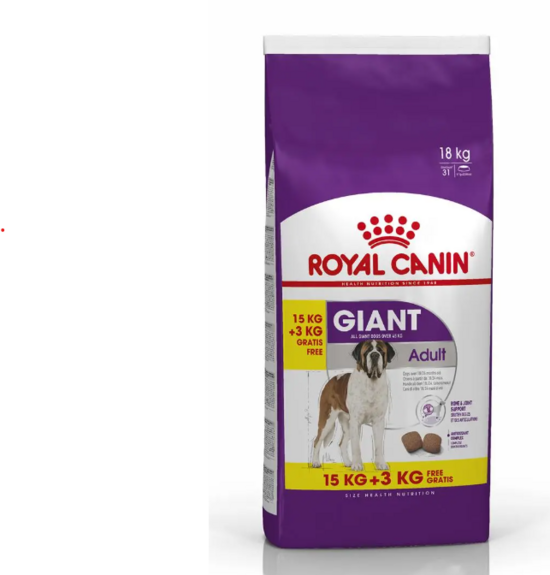Royal Canin Giant Adult 15 kg + 3 kg